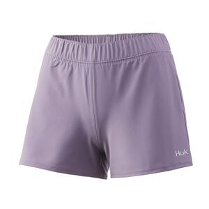 Huk shorts women’s purple Ashley activewear outdoors shirts size xl